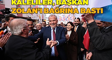 Kaleliler, Başkan Zolan’ı bağrına bastı