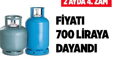 MUTFAK TÜPLERİ YİNE ZAMLANDI