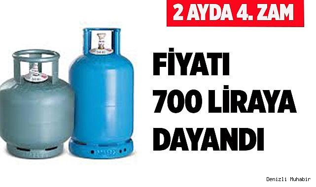MUTFAK TÜPLERİ YİNE ZAMLANDI