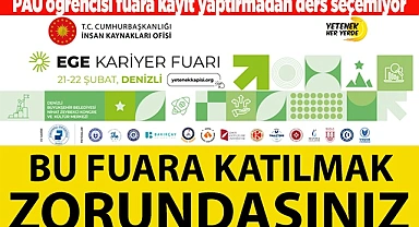 PAÜ öğrencisi fuara kayıt yaptırmadan ders seçemiyor