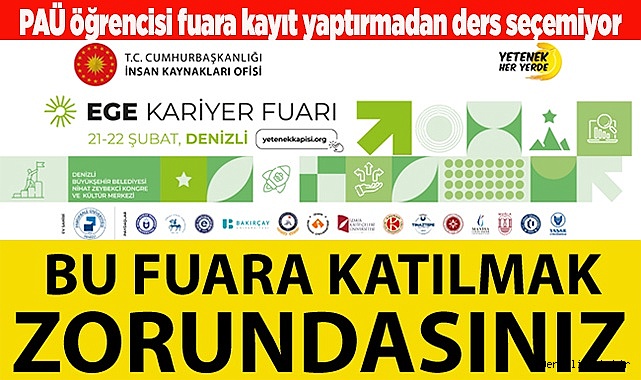 PAÜ öğrencisi fuara kayıt yaptırmadan ders seçemiyor