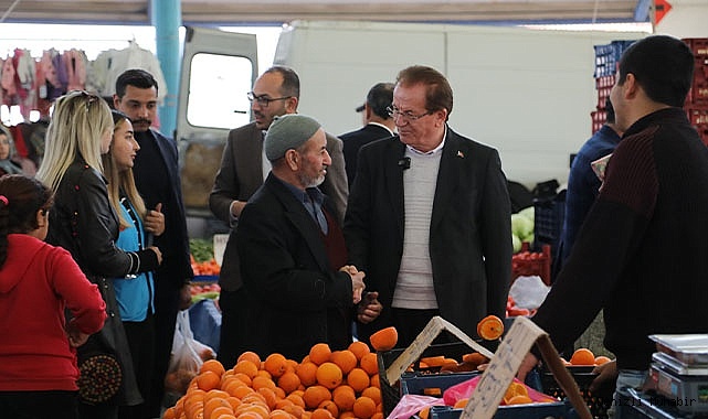 PEKDEMİR’DEN PAZARCILARA ESNAF SÖZÜ