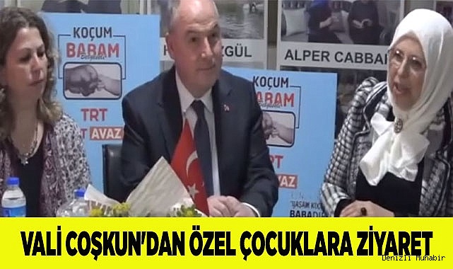 Vali Coşkun'dan özel çocuklara ziyaret