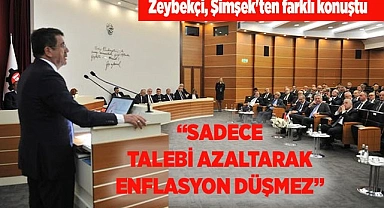 Zeybekçi, Sadece talebi azaltarak enflasyon düşmez