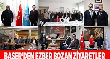 BAŞER’DEN EZBER BOZAN ZİYARETLER