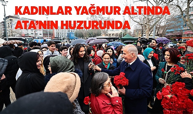 Başkan Zolan’dan kadınlara kırmızı karanfil
