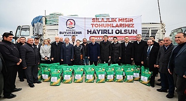 Büyükşehir 3 yılda 210.000 kg silajlık mısır tohumu verdi
