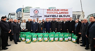 Büyükşehir 3 yılda 210.000 kg silajlık mısır tohumu verdi