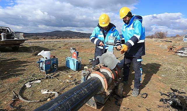 Büyükşehir DESKİ 3 mahallenin daha içme suyu hatlarını yeniledi