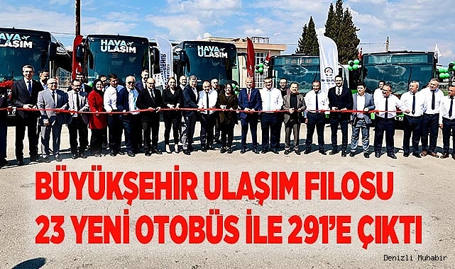 Büyükşehir’in ulaşım filosu güçlenerek büyüyor