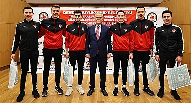 Büyükşehirden futbol hakemi, gözlemci ve saha komiserlerine destek