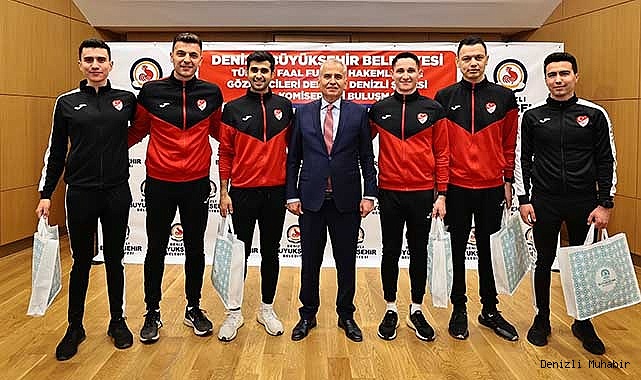Büyükşehirden futbol hakemi, gözlemci ve saha komiserlerine destek