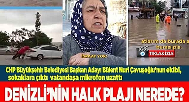 Çavuşoğlu: Denizli'nin halk plajı nerede?