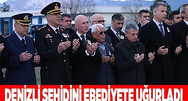 Denizli şehidini ebediyete uğurladı