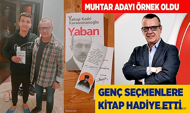 GENÇ SEÇMENLERE  KİTAP HADİYE ETTİ