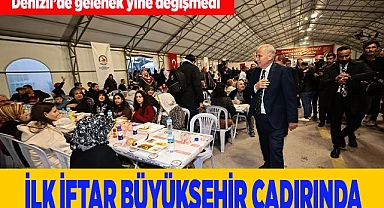 İlk iftar Büyükşehir çadırında
