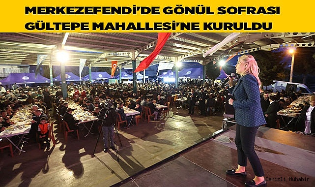 MERKEZEFENDİ'DE GÖNÜL SOFRASI GÜLTEPE MAHALLESİ'NE KURULDU