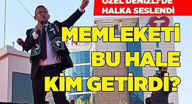 ÖZGÜR ÖZEL DENİZLİ’DE HALKA SESLENDİ