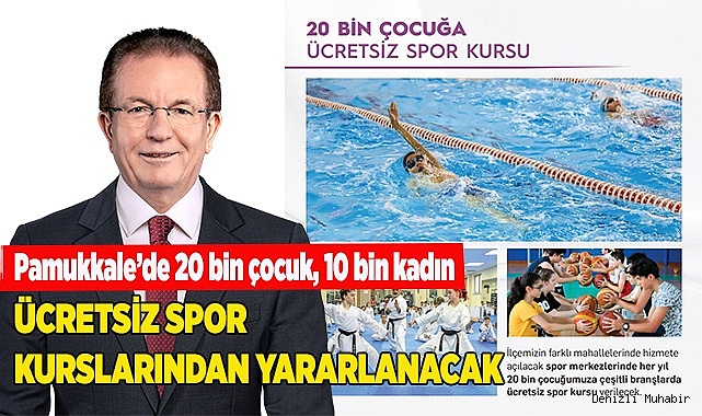 PAMUKKALE’DE SPOR YAPMAYAN KALMAYACAK