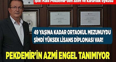PEKDEMİR’İN AZMİ ENGEL TANIMIYOR