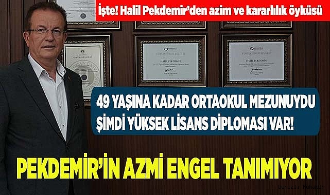 PEKDEMİR’İN AZMİ ENGEL TANIMIYOR