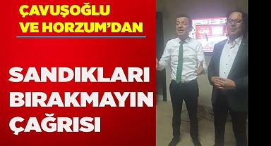 SANDIKLARI BIRAKMAYIN ÇAĞRISI