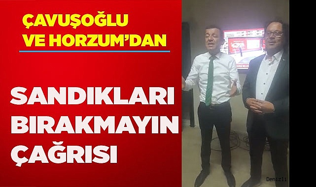 SANDIKLARI BIRAKMAYIN ÇAĞRISI