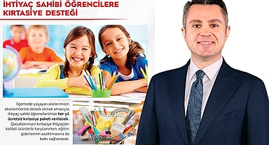 ÜCRETSİZ KIRTASIYE PAKETLERİ DAĞITILACAK
