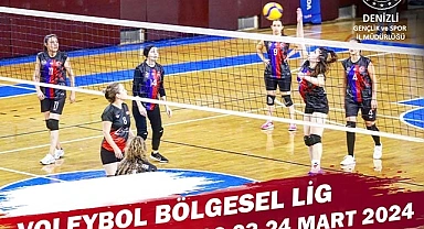 VOLEYBOL BÖLGESEL LİG MAÇLARI DENİZLİ'DE BAŞLIYOR