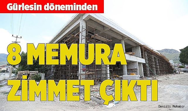 8 MEMURA ZİMMET ÇIKTI