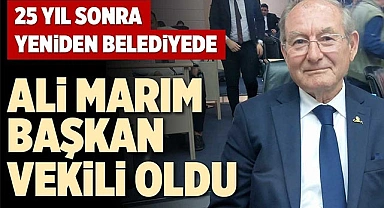 ALİ MARIM BAŞKAN VEKİLİ OLDU
