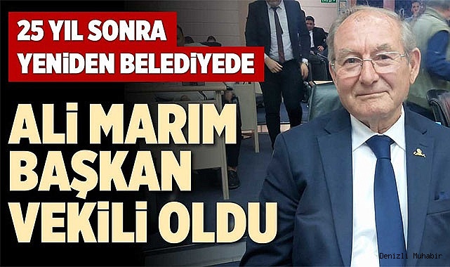 ALİ MARIM BAŞKAN VEKİLİ OLDU