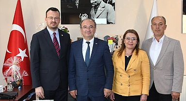 CHP'li Vekillerden Başkan Orpak'a Hayırlı Olsun Ziyareti