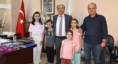 Çocuklar, Başkan Orpak’tan park istedi