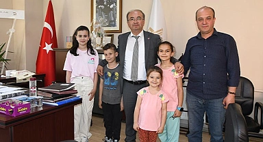 Çocuklar, Başkan Orpak’tan park istedi