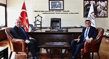 Denizli Valisi Coşkun’dan Başkan Çavuşoğlu’na ziyaret