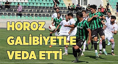 HOROZ GALİBİYETLE VEDA ETTİ