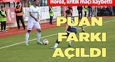 HOROZ HAYATİ MAÇI KAYBETTİ