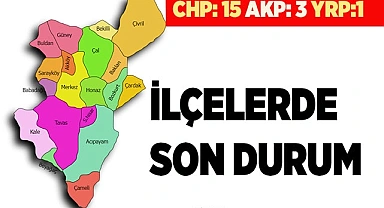 İLÇELERDE SON DURUM