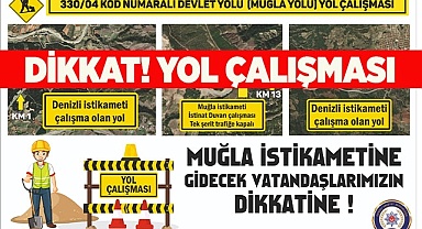 Kale - Muğla karayolunda yol yapım çalışmalarına başlandı
