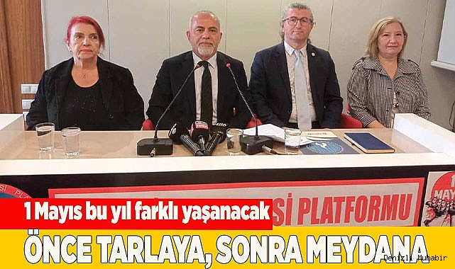 MEYDANDAN ÖNCE TARLAYA