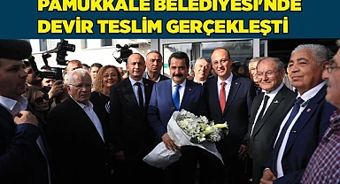 Pamukkale Belediyesi'nde devir teslim gerçekleşti!