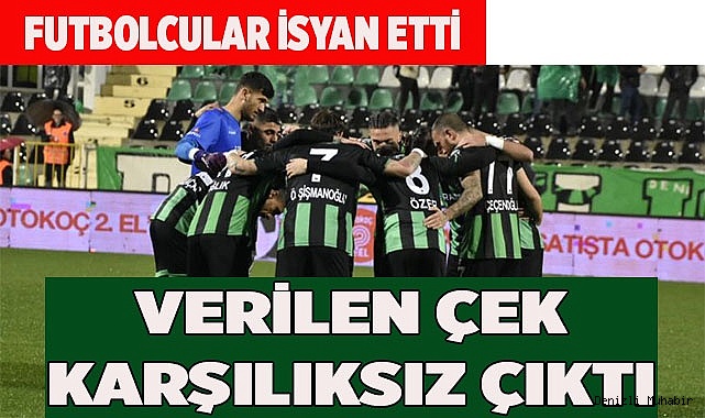 VERİLEN ÇEK KARŞILIKSIZ ÇIKTI