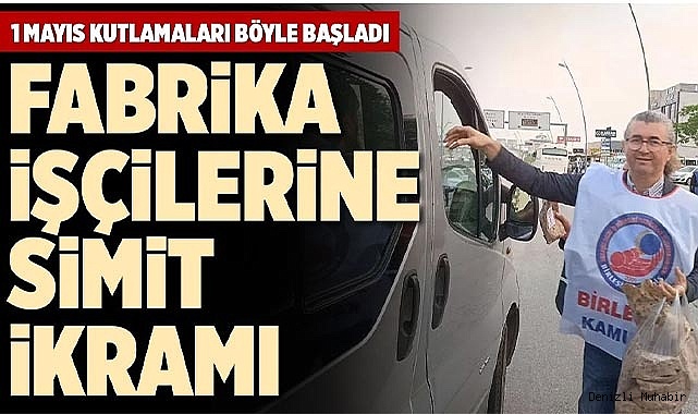 1 MAYIS KUTLAMALARI BÖYLE BAŞLADI