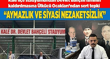 “AYMAZLIK VE SİYASİ NEZAKETSİZLİKTİR”