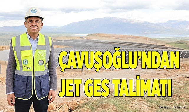 Başkan Çavuşoğlu, Çivril GES’i yerinde inceledi