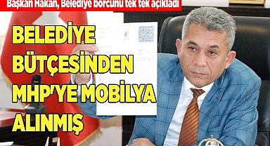 Başkan Hakan, Belediye borcunu tek tek açıkladı