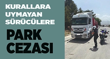 Denizli’de şehir içinde aykırı park eden araçlara ceza yazıldı