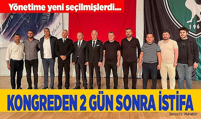 Denizlispor yönetimi istifalar ile çalkalandı