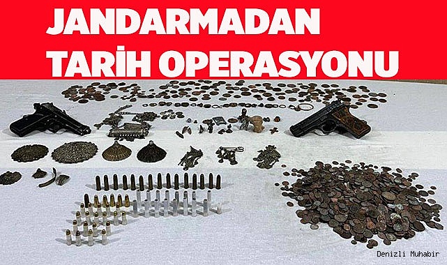 Jandarmanın operasyonunda çok sayıda tarihi eser ele geçirildi